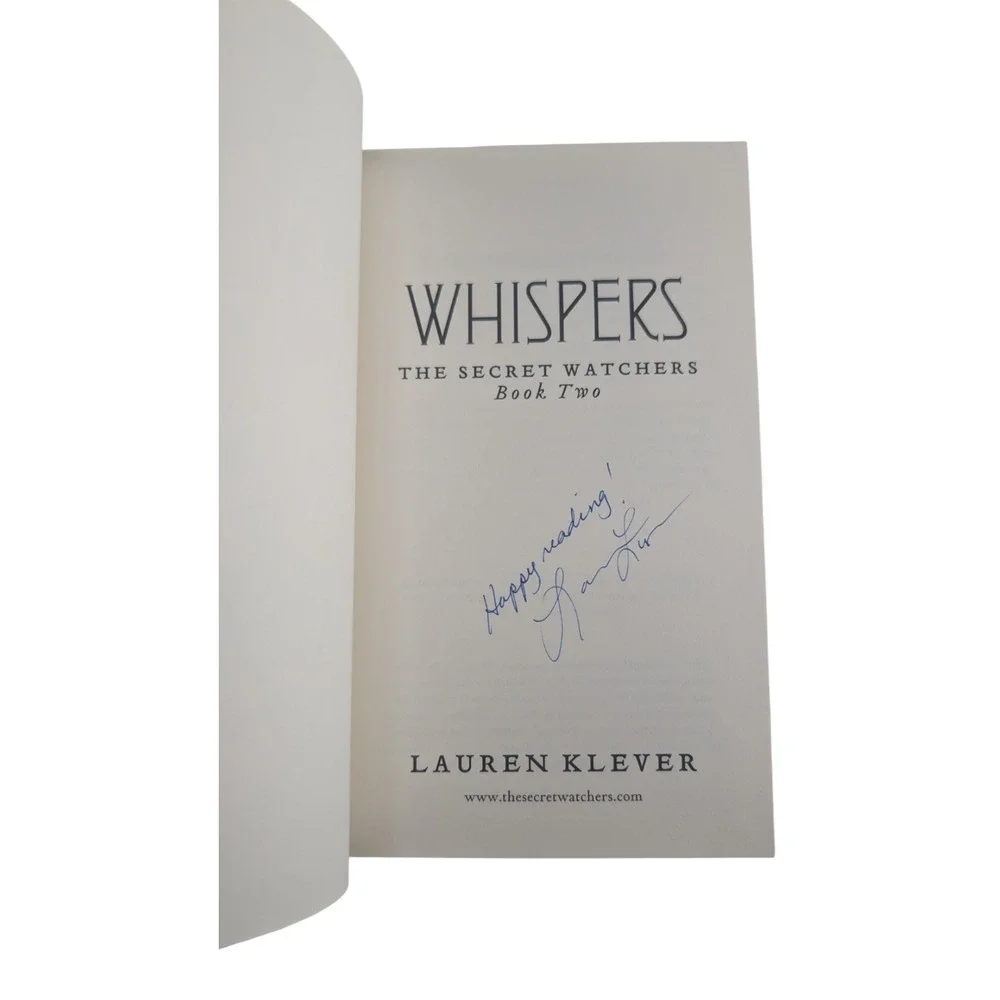 The Secret Watchers Books 1-4 Signed Paperback Lot Lauren Lynne Klever